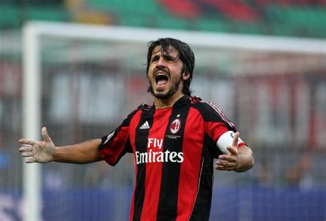 Gennaro Gattuso duting his playing days at AC Milan Football Art, Sport ...