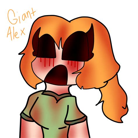 I DRAW GIANT ALEX FROM MINECRAFT! by KatieLover1407 on DeviantArt