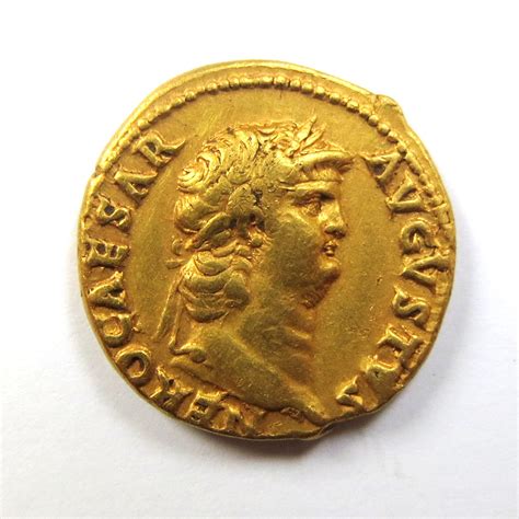 Nero Gold Aureus 54-68AD : Silbury Coins