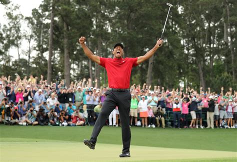 Tiger Woods' emotional Masters win captured in photo - Business Insider