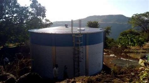 Corrugated Steel Storage Tank, Capacity: 5000-5000000 Litre at best price in Greater Noida