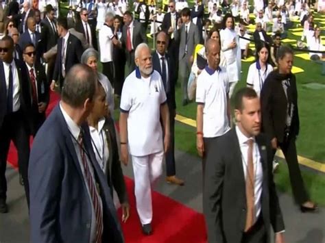 PM Modi leads historic Yoga session at UN