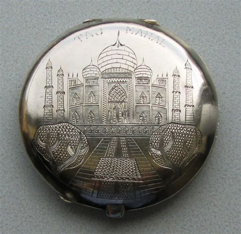 Woman's Souvenir Taj Mahal Powder Compact, Pre-Partition | Flickr
