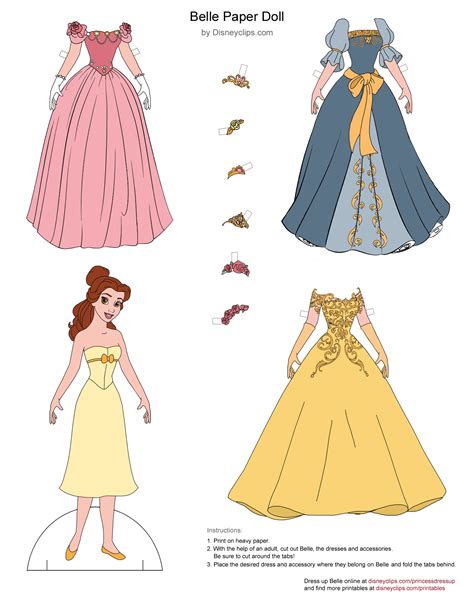 Disney Princess Printable Paper Dolls - Get What You Need For Free