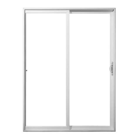 JELD-WEN 72 in. x 80 in. White Vinyl Right-Hand Sliding Patio Door-Sierra LE 6068 RH - The Home ...