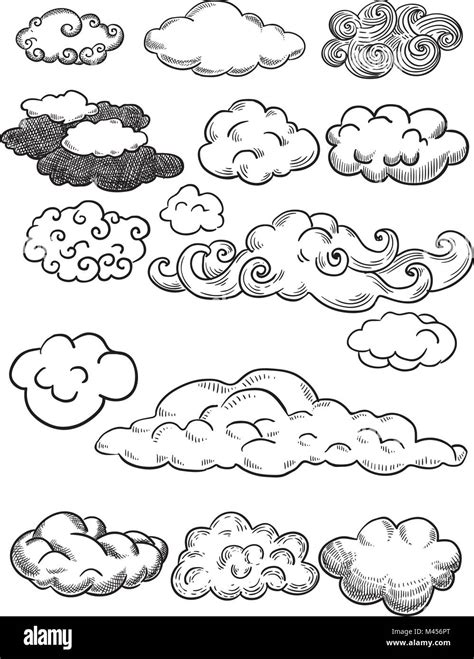 Sale > ink drawing clouds > in stock