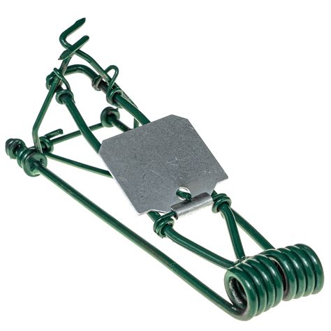 Macabee Gopher Trap, Easy to Use, Rust-Resistant, Outdoor Mole Trap, Green, Spring Steel Wire, 2 ...