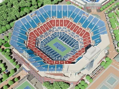 Arthur Ashe Stadium Map