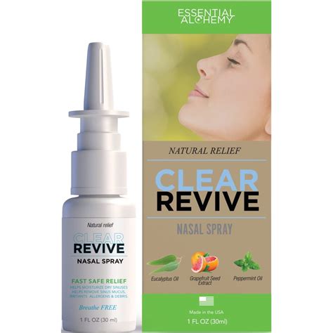 Clear Revive All-Natural Nasal Spray | Clear Revive