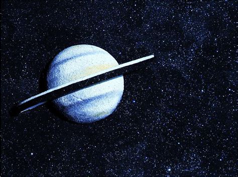 Saturn Planet Painting at PaintingValley.com | Explore collection of ...