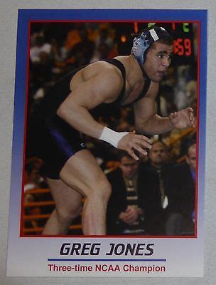 Greg Jones 2008 ProImage Heroes of Wrestling Card West Virginia University WVU | eBay