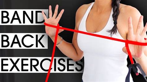 6 Resistance Band Back Exercises - Coach Sofia Fitness