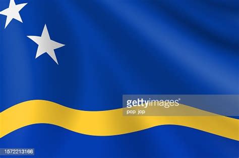 Flag Of Curacao Curacao Flag Vector Flag Background Stock Illustration ...