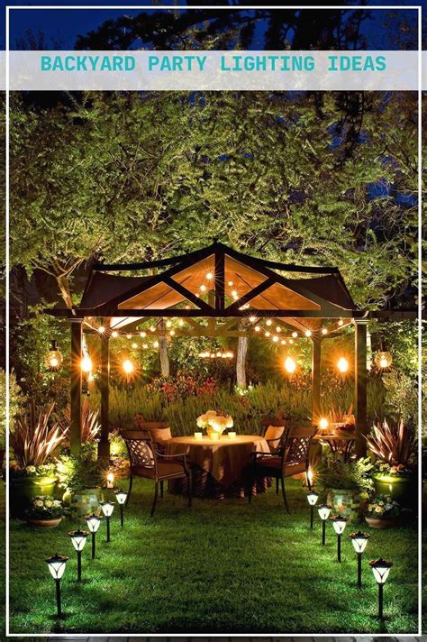 Backyard Party Lighting Ideas 2020 | 1000 - Modern | 1000 in 2020 | Backyard party lighting ...