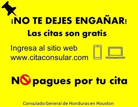 ConsuladoHondurasHouston on Twitter: "Toma nota: las citas en los ...