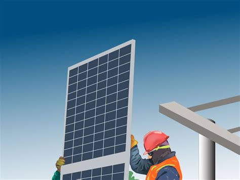 Solar panel installation vector by Mohak Gosavi on Dribbble