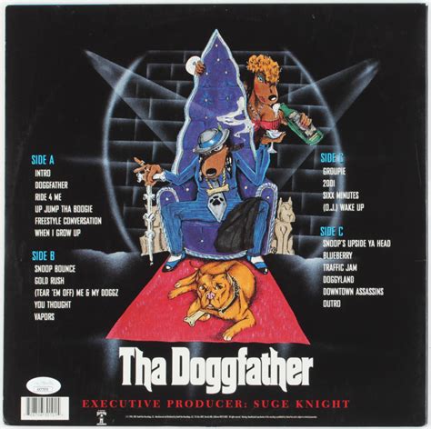 Snoop Dogg Signed "The Doggfather" Vinyl Record Album Cover (JSA ...