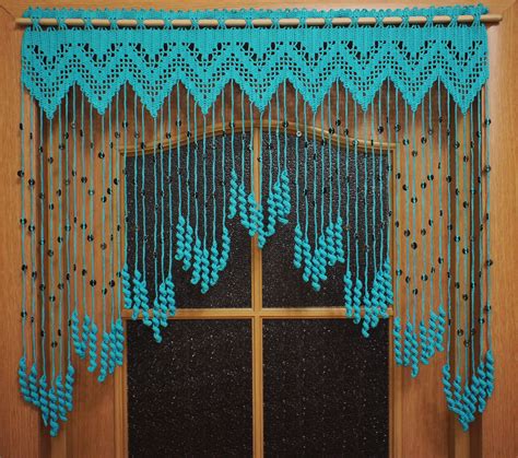 Crochet Curtain Pattern, Crochet Curtains, Curtain Patterns, Beaded Curtains, Curtain Designs ...
