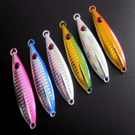 10pcs*60g/80g Metal Jig Lead Fish Lead Jigs Jig Head Jigging Lure Fishing Tackles Sea Fishing ...