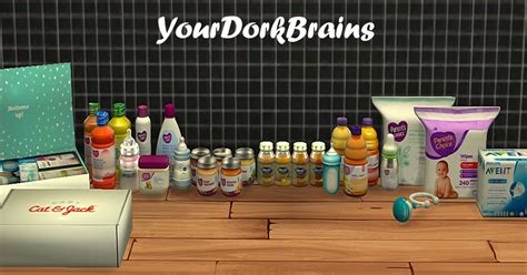 TS3 & TS4 Baby Set Part 3 16 Items Located in Plants, Clutter ...