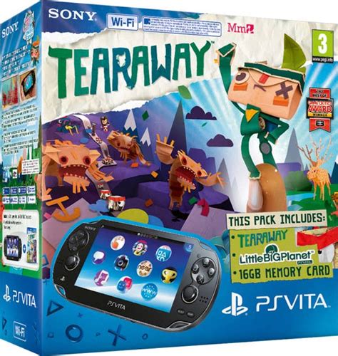 PS Vita (Wi-Fi Enabled) - Includes Tearaway + 16GB Memory Card + Little ...