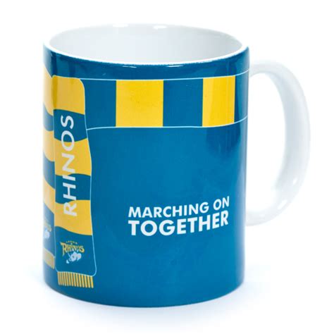 Leeds Rhinos Scarf Mug - Elite Pro Sports