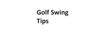 Golf Swing Tips - Complete Information