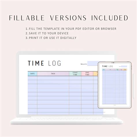 Time Management Planner Printable – mrsneat