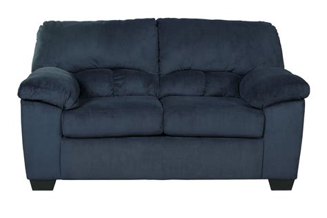 Midnight Microfiber Loveseat at Gardner-White