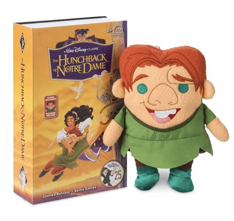 Disney Parks Quasimodo VHS Plush The Hunchback of Notre Dame Small 7'' New - Walmart.com