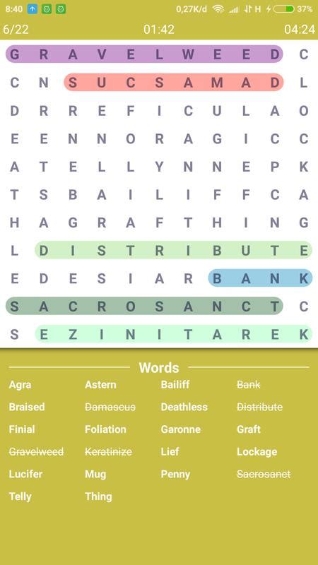 Simple Word Search Puzzle Game (Free and offline) for Android - APK ...