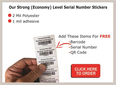 serial number stickers strong – Strong Asset Tags