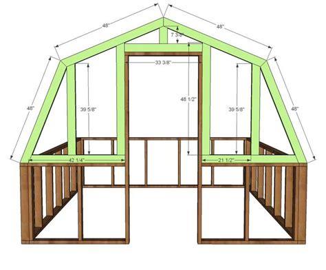 Ana White | Build a Barn Greenhouse | Free and Easy DIY Project and ...