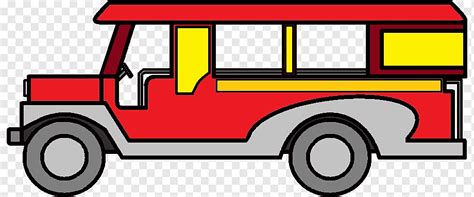 Red vehicle, Jeepney Philippines Bus, jeep, car, mode Of Transport, vehicle png | PNGWing