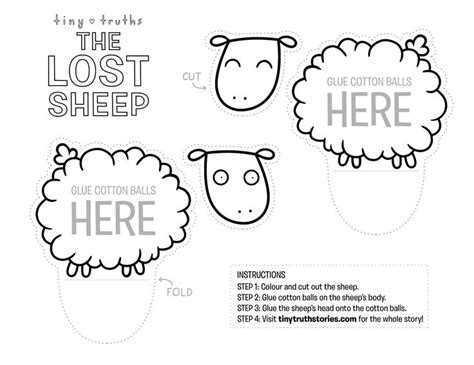 Super fun craft for the story of the Lost Sheep! #Biblestory # ...