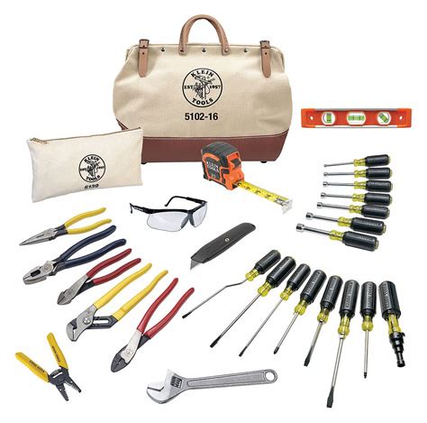 KLEIN TOOLS 28-PC Electricians Tool Kit - 2VZA9|80028 - Grainger