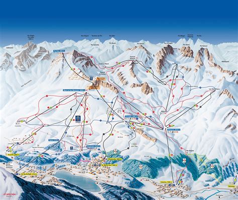 Plan des pistes de St. Moritz - Informations intéractives sur le ...