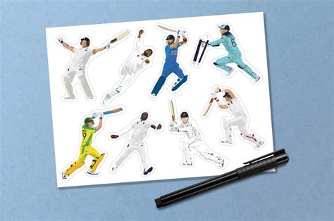 Cricket Stickers – On Poynt Prints