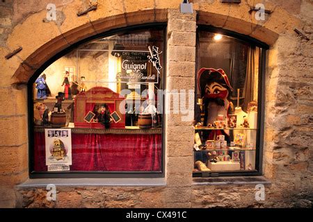 Guignol Puppet in Lyon France french puppets Stock Photo - Alamy