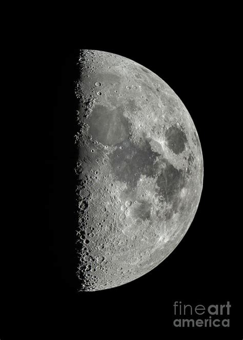 First Quarter Moon Photograph by Miguel Claro/science Photo Library ...