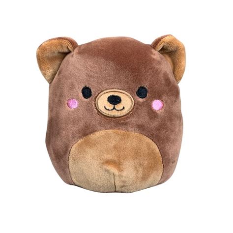 Squishmallow Bear 5 inch Stuffed Animal Omar the Brown Bear Plush - Walmart.com | Bear plush ...