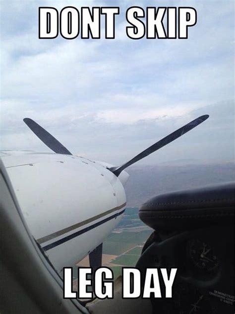 #AviationHumor # Flying #LegDay | Aviation humor, Aviation humor pilots ...