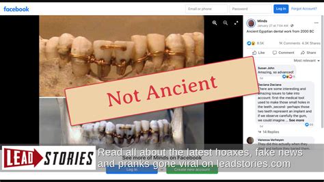 Fact Check: This Photo Is NOT Ancient Egyptian Dentistry -- This Dental ...