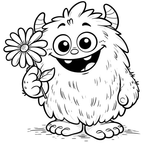 20 Cute Monster Coloring Pages, Monster Coloring Pages, Cute Monster ...