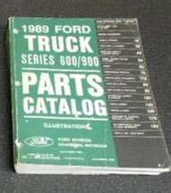 1989 Ford C-Series Trucks Parts Catalog Illustrations