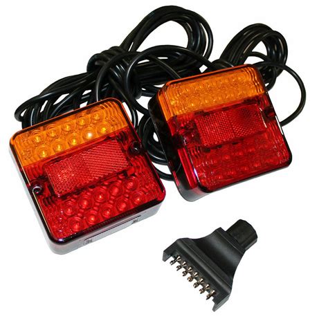 LED Trailer Tail Lights Kit Stop Tail Indicator 12V ADR Approved ...