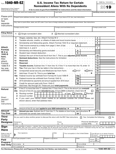 2022 Federal Tax Form 1040ez Fillable - Fillable Form 2024