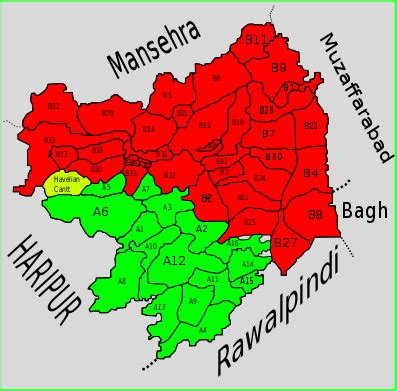 Abbottabad District UC Wards List, MNA MPA Seats ایبٹ آباد پروفائل