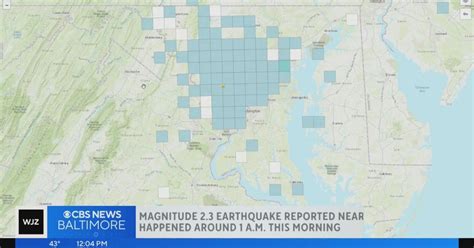 Small earthquake reported near Rockville, Maryland - CBS Baltimore