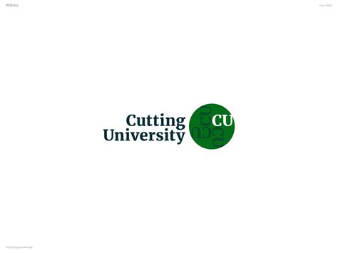 College/University Logo - Cutting University by Mahran Zameel on Dribbble